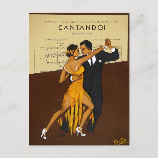 Cantan O  Holiday Postcard (Front)