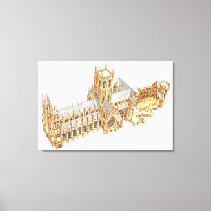 Canterbury Cathedral. Great Britain Canvas Print