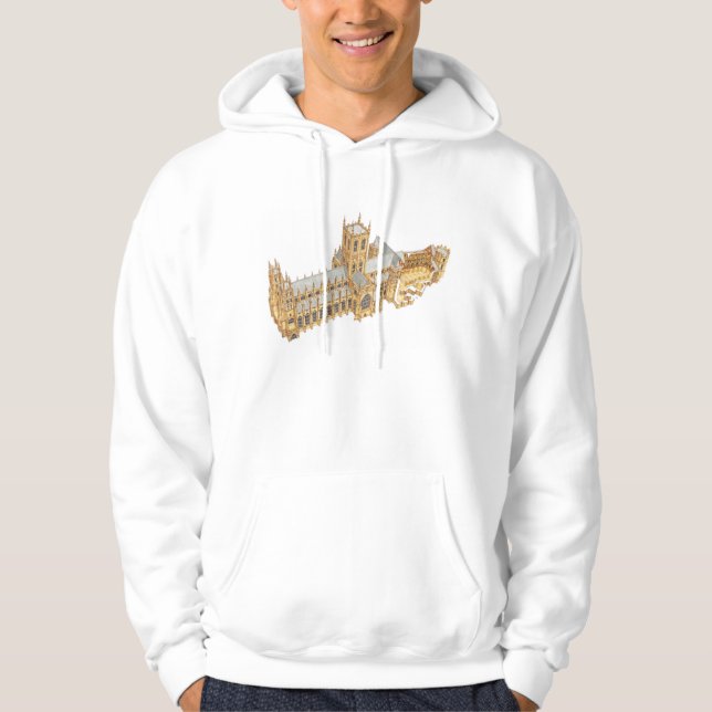 Canterbury Cathedral. Great Britain Hoodie (Front)