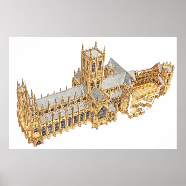 Canterbury Cathedral. Great Britain Poster (Front)