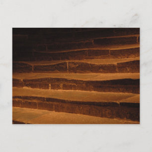 Canterbury Cathedral Steps Postcard