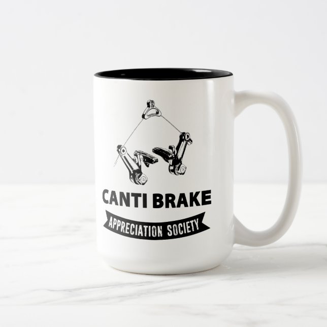Canti Brake Appreciation Society Two-Tone Coffee Mug (Right)