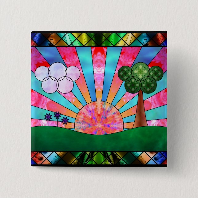 Canticle of the Sun Button (Front)