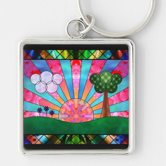 Canticle of the Sun Keychain (Front)