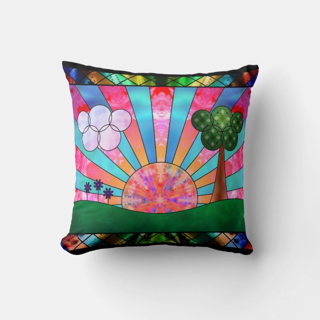 Canticle of the Sun Pillow (Front)