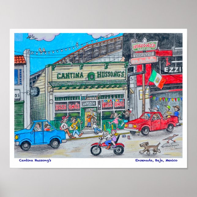 Cantina, Hussongs Poster (Front)