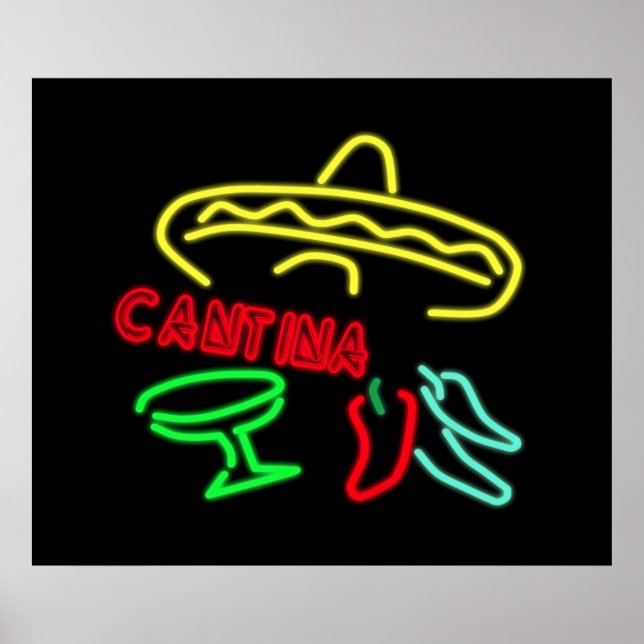 Cantina Neon Sign (Front)