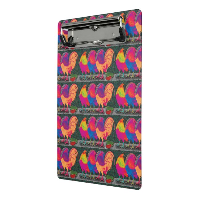 Cantina Roosters Mini Clipboard (Angled2)