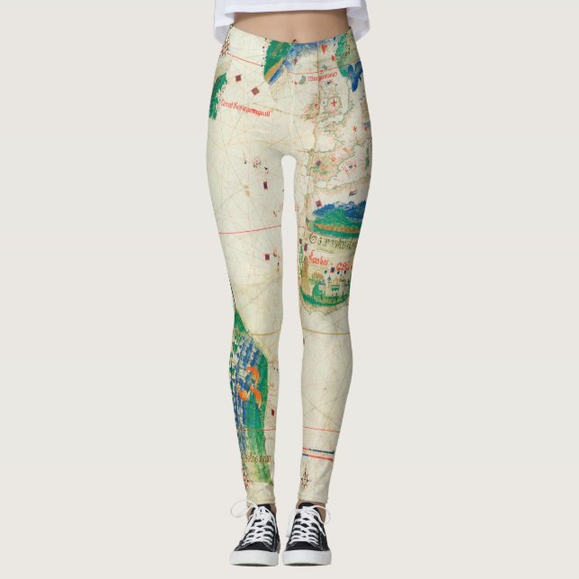 Cantino planisphere 1502 leggings (Front)