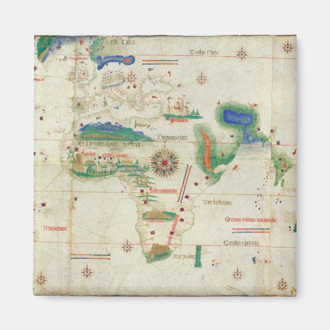 Cantino Planisphere | 1502 Magnet (Front)