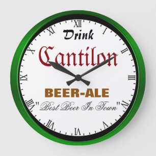 Cantlon Beer Large Clock