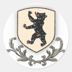 Canton Appenzell Classic Round Sticker