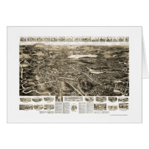 Canton, carte panoramique de mA - 1918