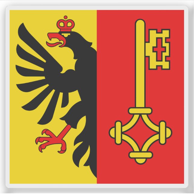 Canton of Geneva flag, Switzerland (Front)