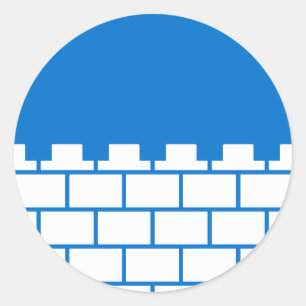 Canton of Grey Gargoyles Populace Badge Classic Round Sticker