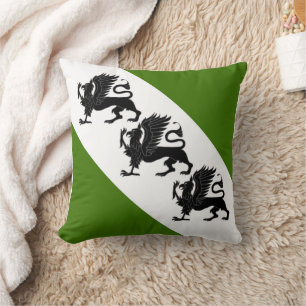 Canton of Gryphonwald Populace Badge Throw Pillow
