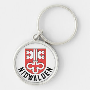 Canton of Nidwalden coat of arms Keychain