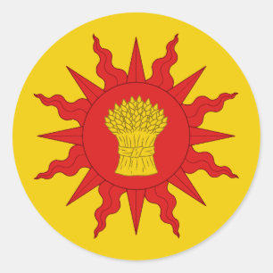 Canton of Nimenefeld Populace Badge Classic Round Sticker