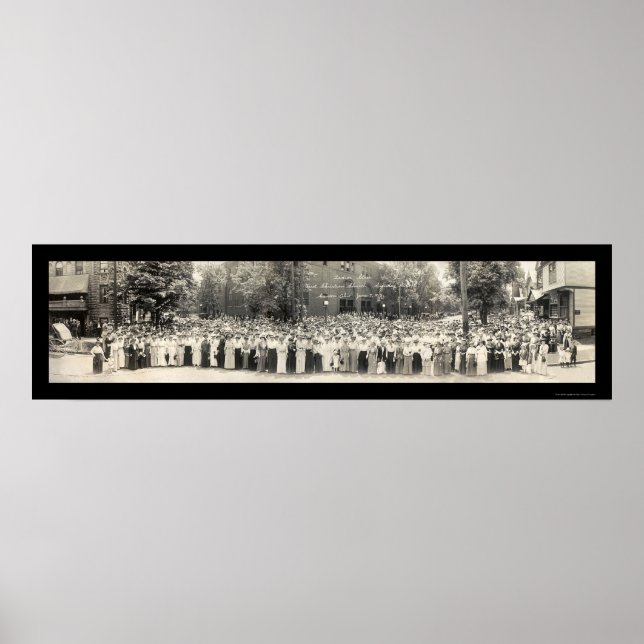 Canton OH Sunday School Photo 1914 Poster (Front)