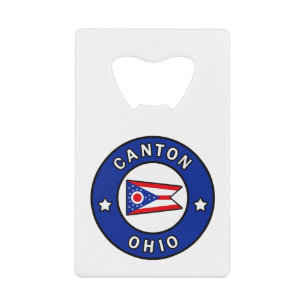 Canton Ohio Credit Card Bottle Opener