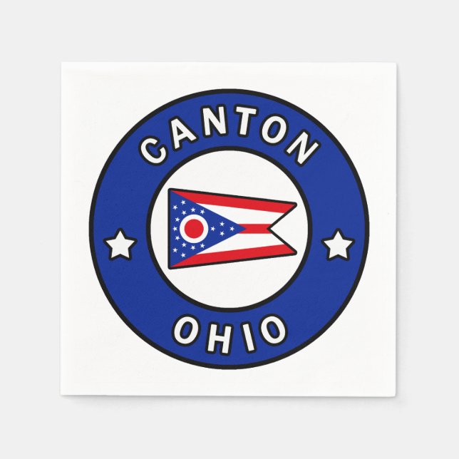 Canton Ohio Napkin (Front)