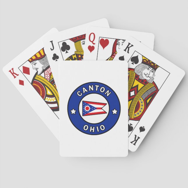 Canton Ohio Playing Cards (Back)