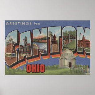 Canton, OhioLarge Letter ScenesCanton, OH Poster