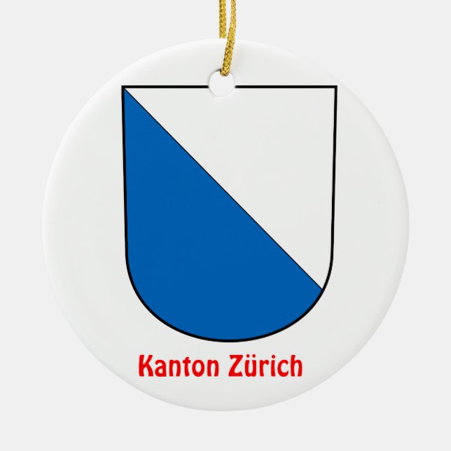 Canton Zürich* Christmas Ornament (Front)