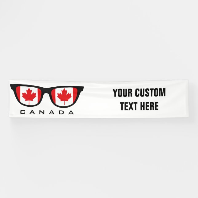 Cantons du Canada - Bannière de texte et de couleu (Horizontal)