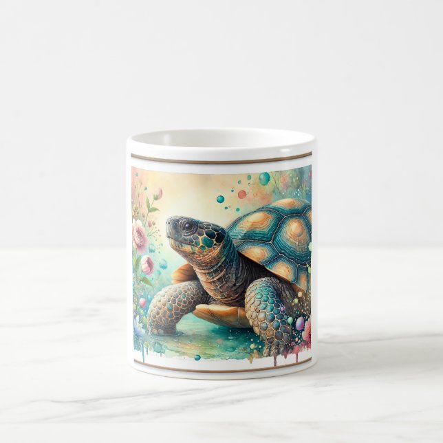 Cantors giant softshell turtle 060824AREF136 - Wat Coffee Mug (Center)