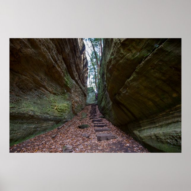 Cantwell Cliffs, Hocking Hills State Park, Ohio Poster (Front)