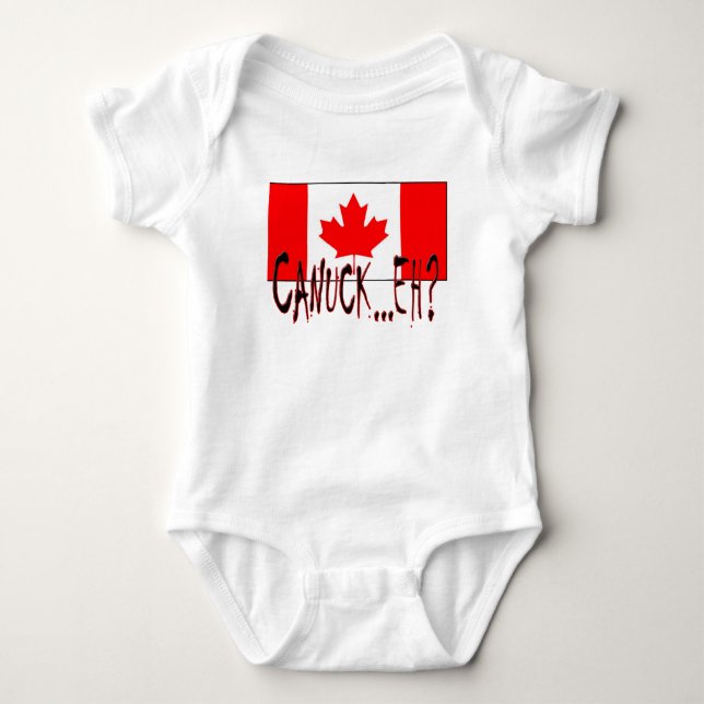 CANUCK EH! BABY BODYSUIT (Front)