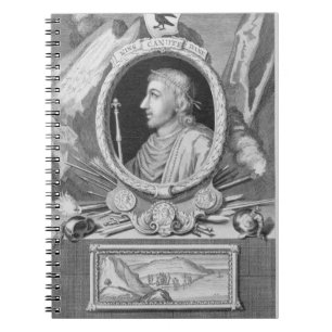 Canute the Great (d.1035) King of England, Denmark Notebook