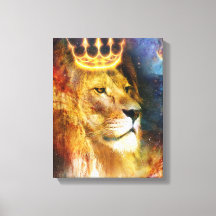 Canvas 27.94 x 35.56cm Cosmic Judah's Lion