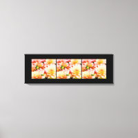 Canvas Art Fall Flowers