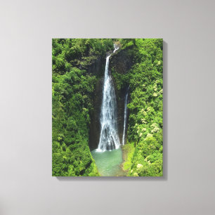 Canvas Art-Kauai Waterfall