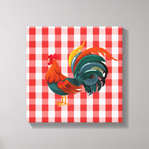Canvas Art-Rooster Print