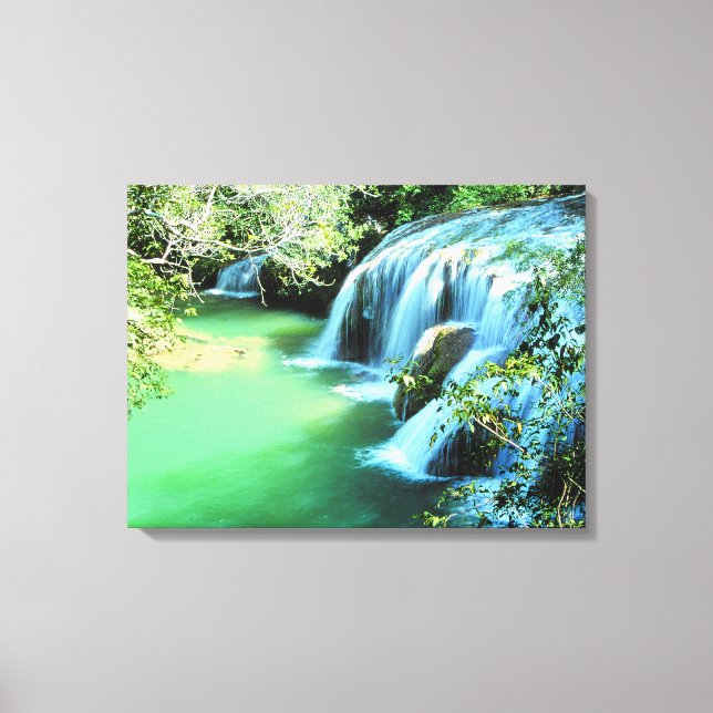 Canvas Art-Waterfall Print (Front)