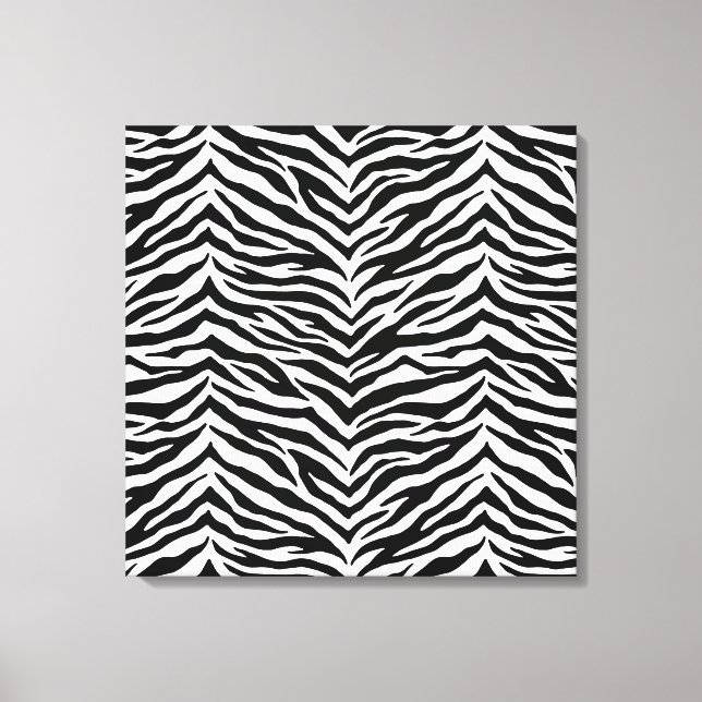 Canvas Art-Zebra Print (Front)