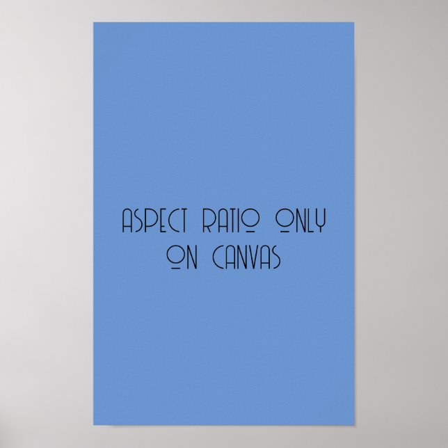 canvas aspect only poster (Front)