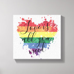 Canvas - Be Proud Of Who You Are Print