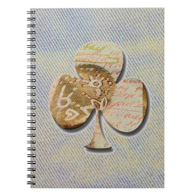 Canvas clover notebook (Front)