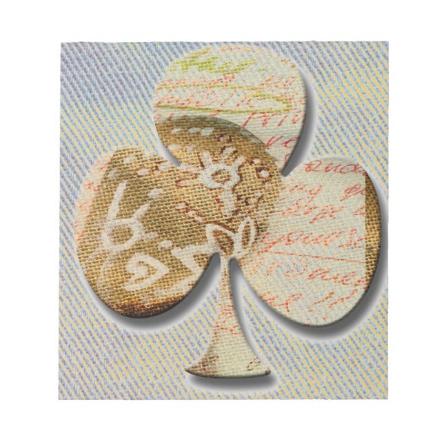 Canvas clover notepad (Front)