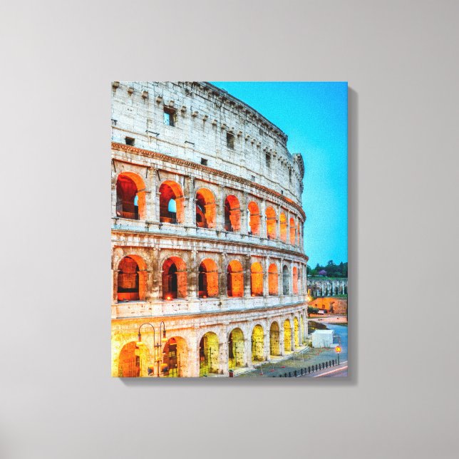 Canvas Colosseum Rome Italy Print (Front)