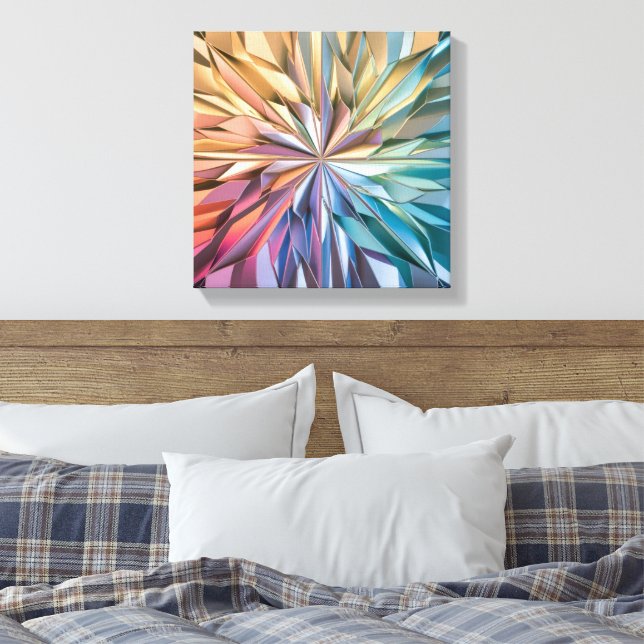 Canvas colours art (Insitu(Bedroom))