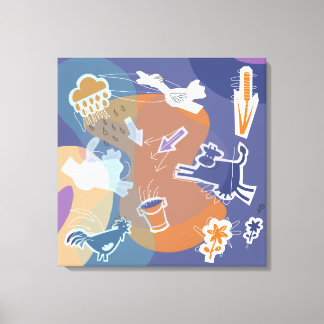 canvas cows outside print