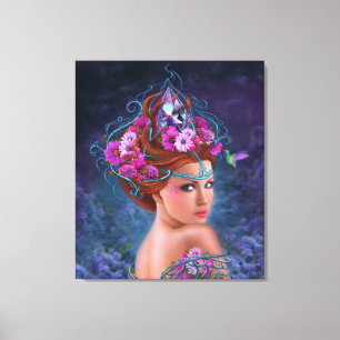 Canvas Flower queen