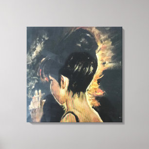 Canvas glicee print of Original Oil painting .