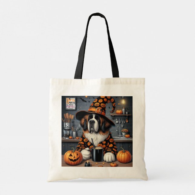 Canvas Halloween Tote (Back)