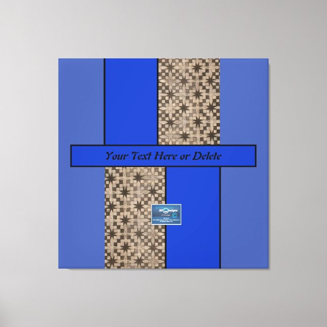 Canvas Indigo(Blue LED S.C.C.)RFPMDesigns©️2023/4 Print (Front)